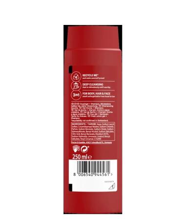 Old Spice Male shower 3 in 1 250ml*2pcs - Buy Online on GoSupps.com