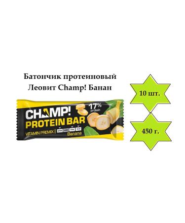 LEOVIT Batoner protein champ! Banana 30 pcs
