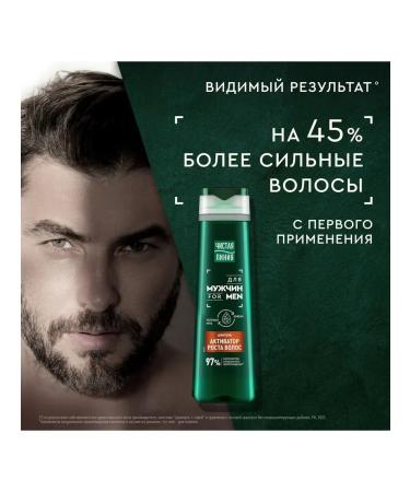 Clean line Shampoo men's hair growth activator 2 pcs x 400 ml - Buy Online on GoSupps.com