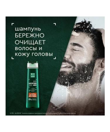Clean line Shampoo men's hair growth activator 2 pcs x 400 ml - Buy Online on GoSupps.com
