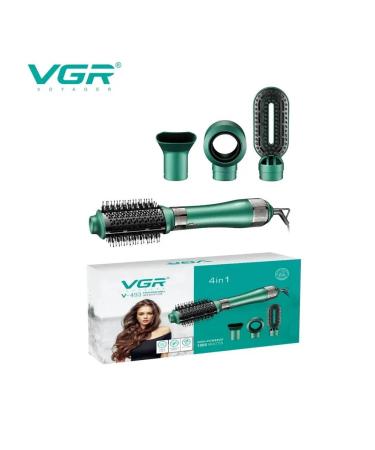 Universal hairdryer with a set of nozzles