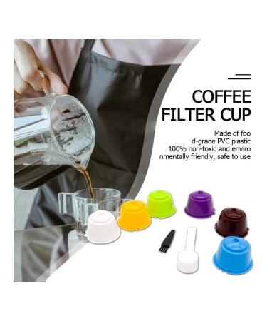 6pcs filters for Dolce Gusto coffee capsules reusable