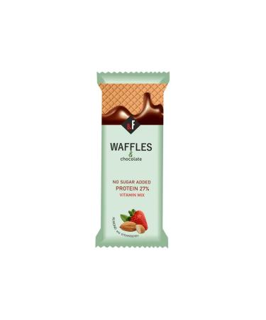 BEAUTYFIT Bank protein waffle almond-club 10 pcs - Buy Online on GoSupps.com