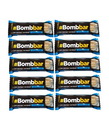 BombBar Bank protein coconut cake chocolate 10 pcs - Buy Online on GoSupps.com