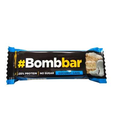BombBar Bank protein coconut cake chocolate 20 pcs - Buy Online on GoSupps.com