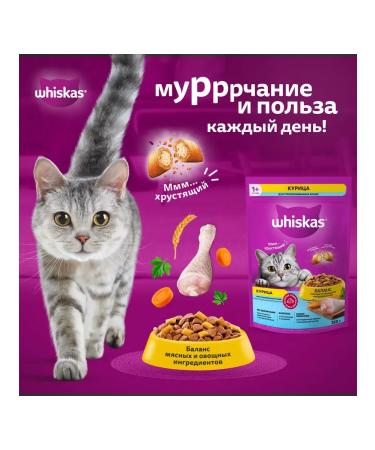 WHISKAS Feed for sterilized cats with chicken 350g - Buy Online on GoSupps.com