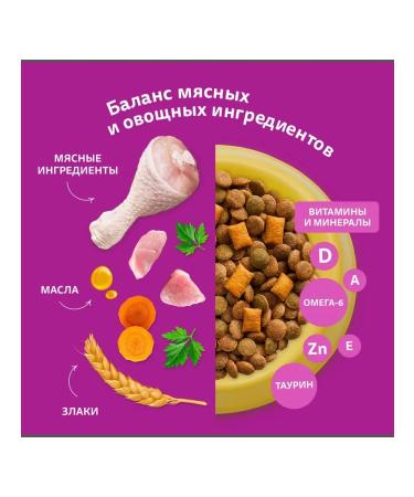 WHISKAS Cat food appetizing assorted with chicken 1.3kg - Buy Online on GoSupps.com