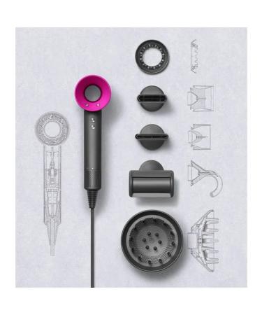 Super hair drier Feng for a professional hair with 5 nozzles and ionization - Buy Online on GoSupps.com