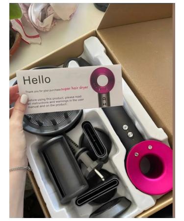 Super hair drier Feng for a professional hair with 5 nozzles and ionization - Buy Online on GoSupps.com