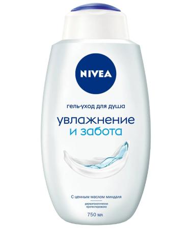 NIVEA Shower gel moisturizing and care for female male 750 ml - Buy Online on GoSupps.com