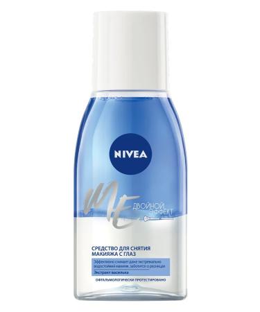NIVEA Makeup remedy from the eyes "Double Effect" 125 ml - Buy Online on GoSupps.com