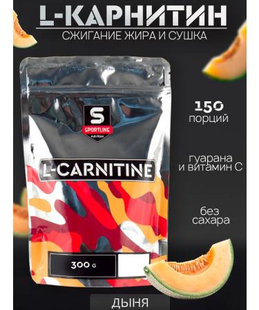 SportLine Nutrition L-carnitine with guarana melon 300g