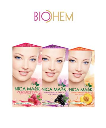 Bio chem Nica Bleaching Mask with peach bones - Buy Online on GoSupps.com