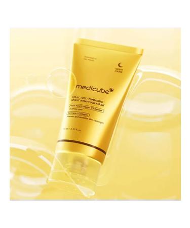 Medicube Kojic Acid Turmeric Night Wrapping Mask with Retinol and Vitamin C