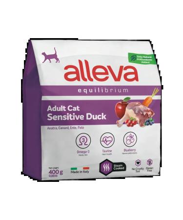 Alleva Dry food for cats Equalibrium sensitive with a duck 0.4 kg - Buy Online on GoSupps.com