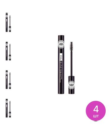 RELOUIS Eyebrow gel Pro Perfect Fixing Transparent 7.5g 4 pcs