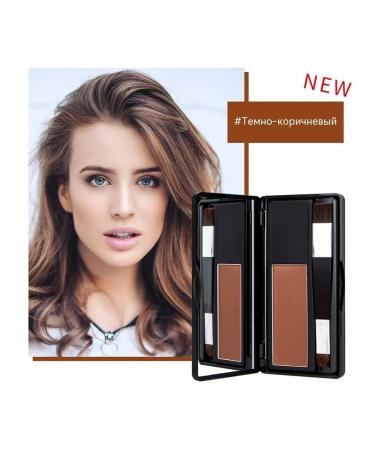 Powder for the hair growth line dark brown 8G