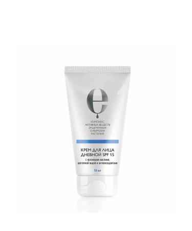 Health of Siberia Facial cream SPF 15 with antioxidants