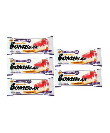 BombBar Batonchik protein raspberry-chizkek 5 pcs - Buy Online on GoSupps.com