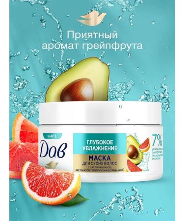 DOVE Hair mask moisturizing and nutritious with avocado oil - Buy Online on GoSupps.com