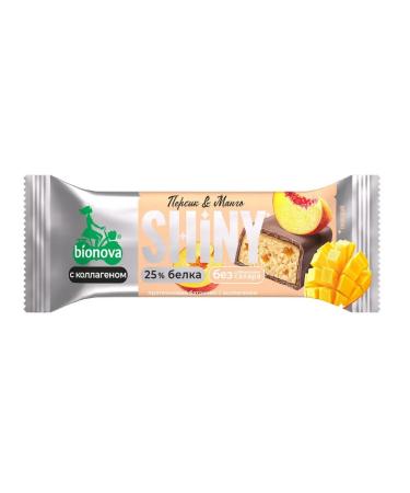 Bionova Baton-shaped glazed peach-mango 30 pcs - Buy Online on GoSupps.com