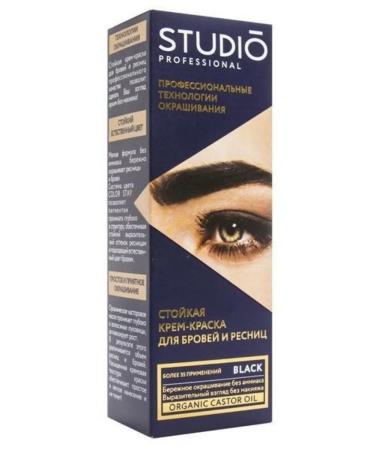Studio Professional Black eyebrow paint