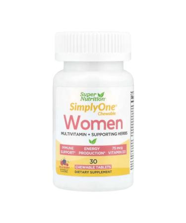 Super Nutrition Multivitamins for women with vitamin A 30 tablets