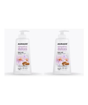 Agrado Body milk sweet almonds 400 ml 2 pcs