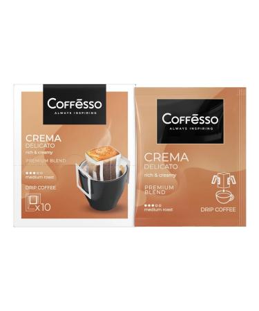 COFFESSO Coffee drip packages 10 pcs of cream - Buy Online on GoSupps.com