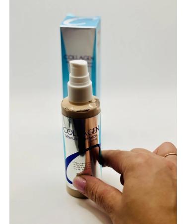 Moisturizing tonal cream with collagen SPF15 100ml tone 21 - Buy Online on GoSupps.com