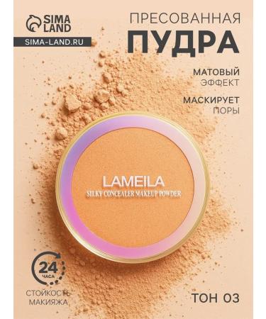 Lameila Pressed powder tone 2 for skin
