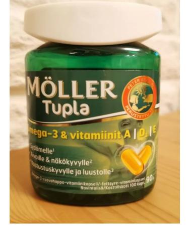 Omega-3 Moller Tupla 100 capsules - Buy Online on GoSupps.com