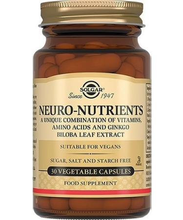 SOLGAR Neronutrients N30 caps - Buy Online on GoSupps.com