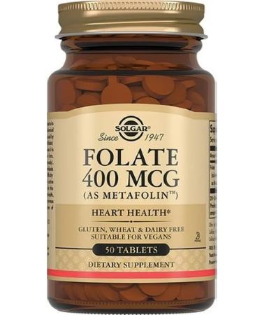 SOLGAR Fulat 400mkg Metafolin N50 table 250mg