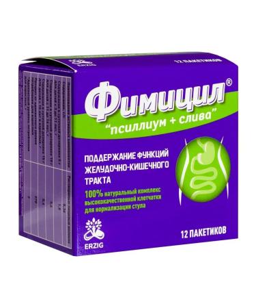 Fimicil Psillium+plum 12 package-saber - Buy Online on GoSupps.com