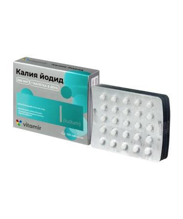 Potassium iodide 200 vitamir n100 table 100mg - Buy Online on GoSupps.com