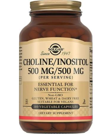 SOLGAR Choline inositol n100 caps 1040 mg