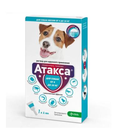KRKA Attack drops for a coat of 4-10 kg. 1.0 ml