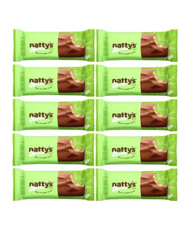 Chocolate bar Nattys & Go Sunny Halva 10 pcs - Buy Online on GoSupps.com