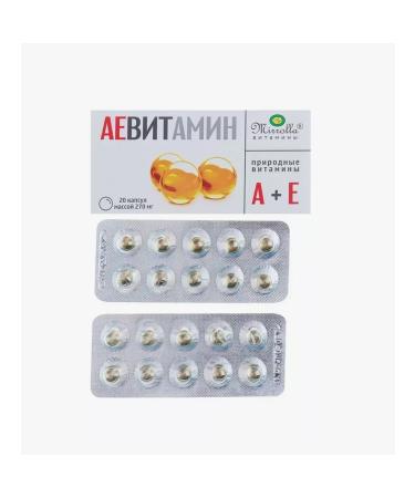 Mirolla Ae vitamin C natural vit. 20 capsules 1 - Buy Online on GoSupps.com