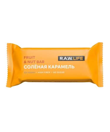 RAW Life Bank protein salted caramel 10 pcs - Buy Online on GoSupps.com