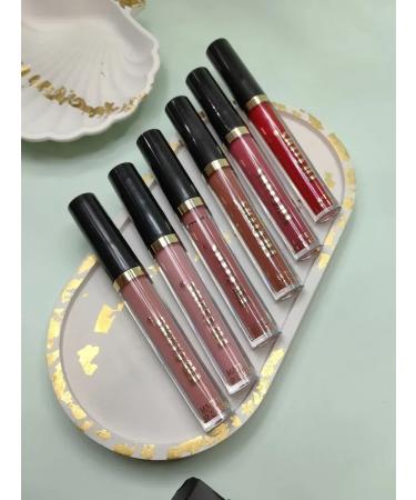 Lip gloss Set of lip lipstick Fit Colors 6 pcs - Buy Online on GoSupps.com