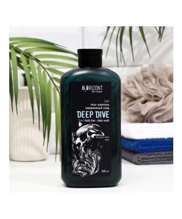 Wilsen Male shampoo-gel with mint extract 500 ml - Buy Online on GoSupps.com
