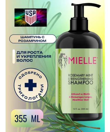 Mielle Professional shampoo with an extract of rosemary and mint 355 ml