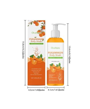 persimmon moisturizing shower gel deodorization deep purification - Buy Online on GoSupps.com