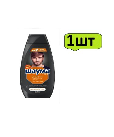 schauma Sharpun-gel shower 2 in 1 shaum Energy*Sports 360ML-1 p.