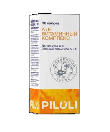 Piluli a+e vitamin complex of capsule 0 2 g 30 pcs