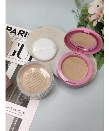 Facial powder compact and crumbly 2v1 yara