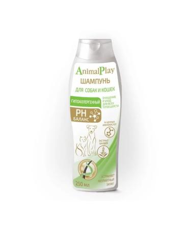 Animal play Shampoo hypoallergenic amino acid sage 250ml - Buy Online on GoSupps.com