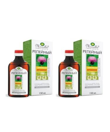 Mirrolla burdock shampoo with vitamins 150ml 2 pcs